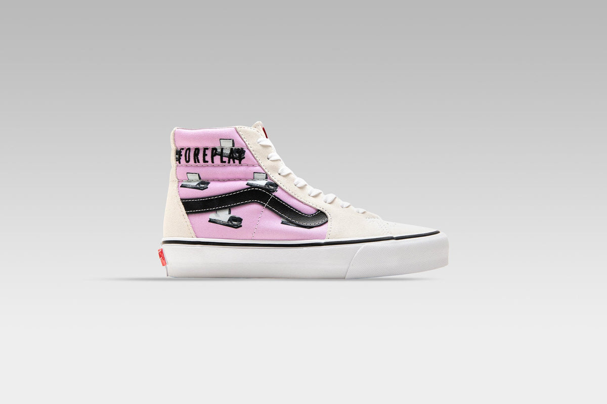 Vans Vault x Cali Dewitt Sk8-Hi VLT LX - Pink/Doomsday Foreplay