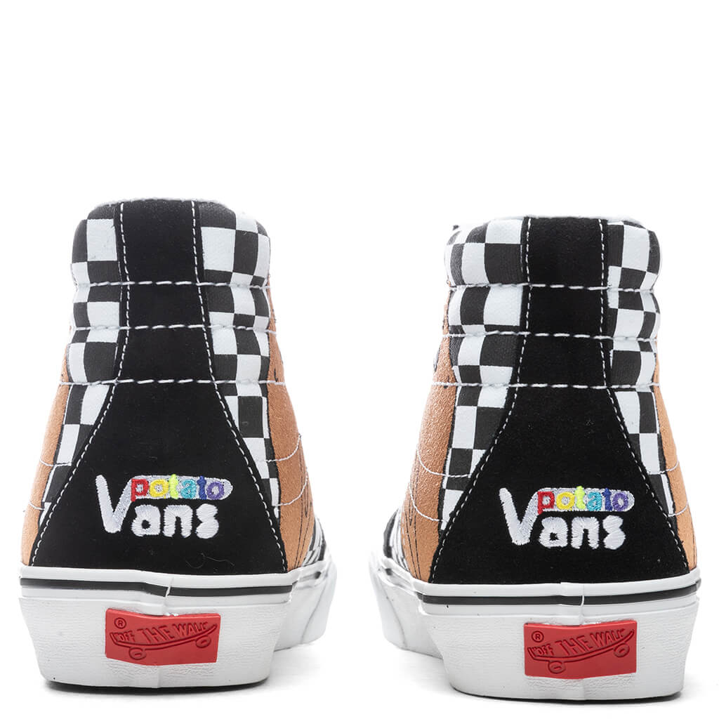 Vans Vault x Imran Potato Sk8-Hi VR3 LX - Black Checkerboard