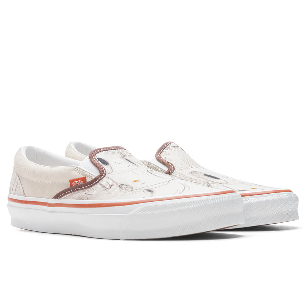Vans Vault x Javier Calleja OG Classic Slip-LX - Turtledove/True White
