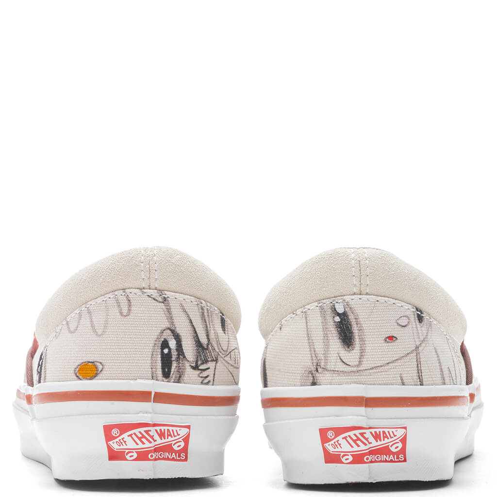Vans Vault x Javier Calleja OG Classic Slip-LX - Turtledove/True White