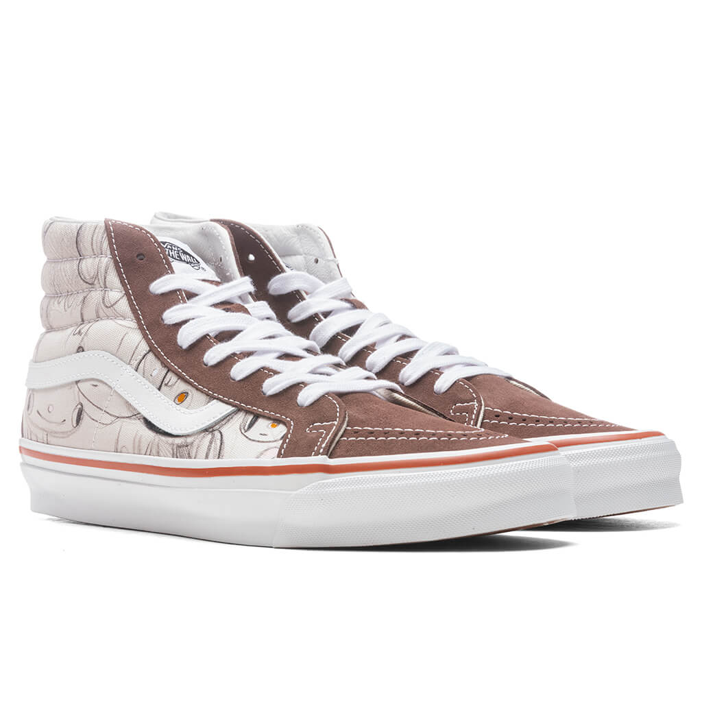 Vans Vault x Javier Calleja OG Sk8-Hi LX - Potting Soil/True White