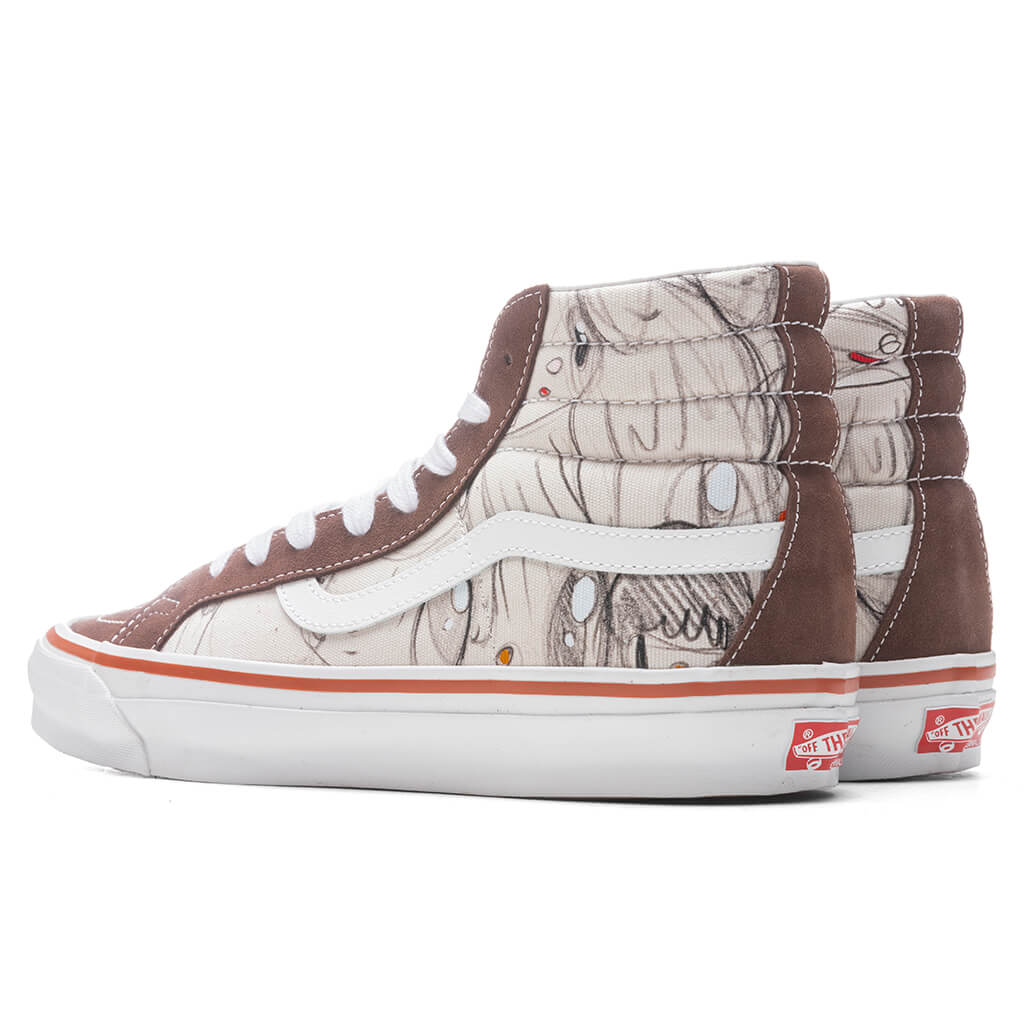 Vans Vault x Javier Calleja OG Sk8-Hi LX - Potting Soil/True White