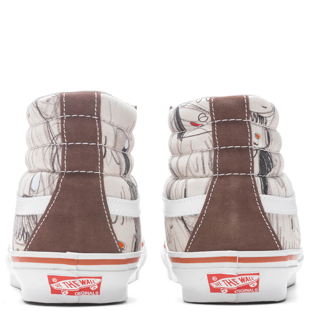 Vans Vault x Javier Calleja OG Sk8-Hi LX - Potting Soil/True White