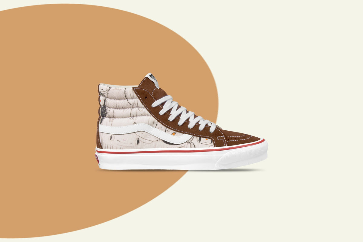 Vans Vault x Javier Calleja OG Sk8-Hi LX - Potting Soil/True White
