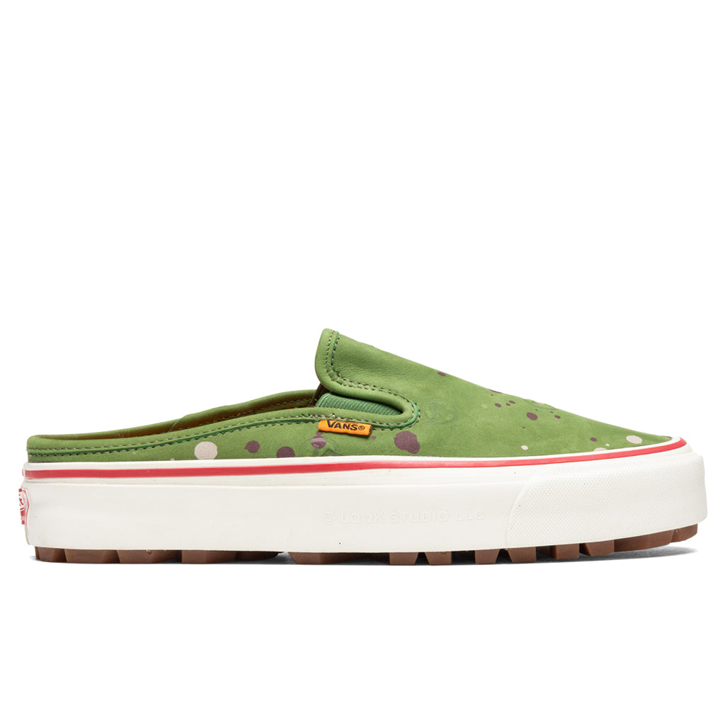 Vans Vault x LQQK OG Mule LX - Splatter Green