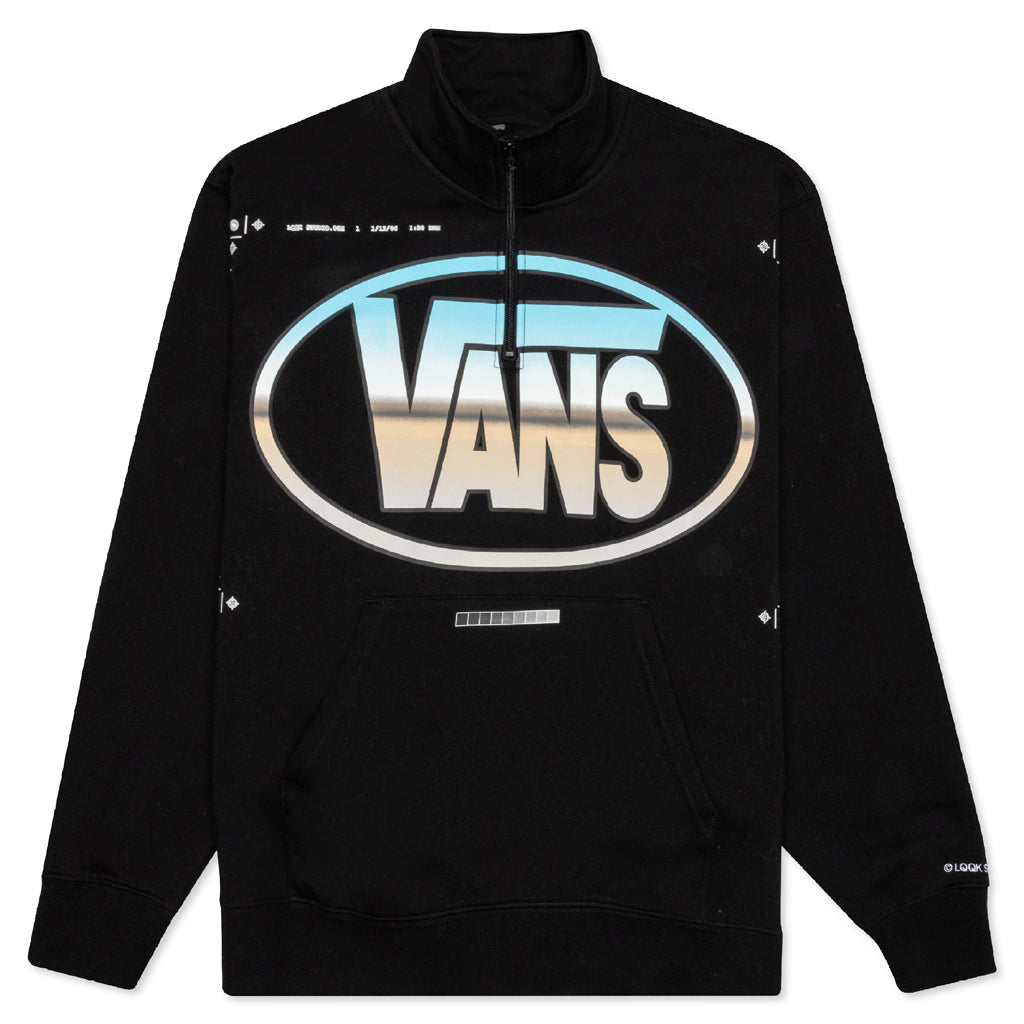 Vans Vault x LQQK Quarter Zip - Black