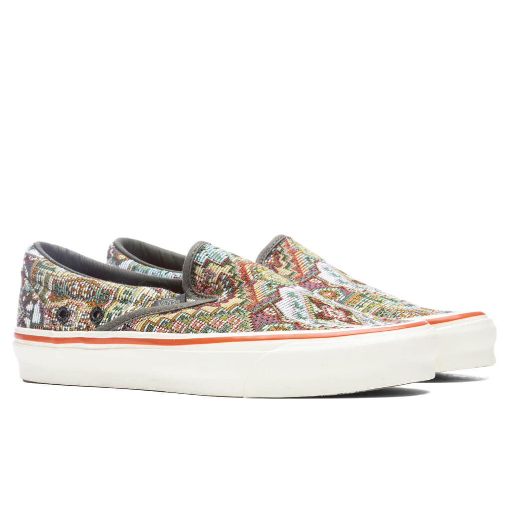 Vans Vault x Nigel Cabourn OG Classic Slip-LX - Carpet Green Mix
