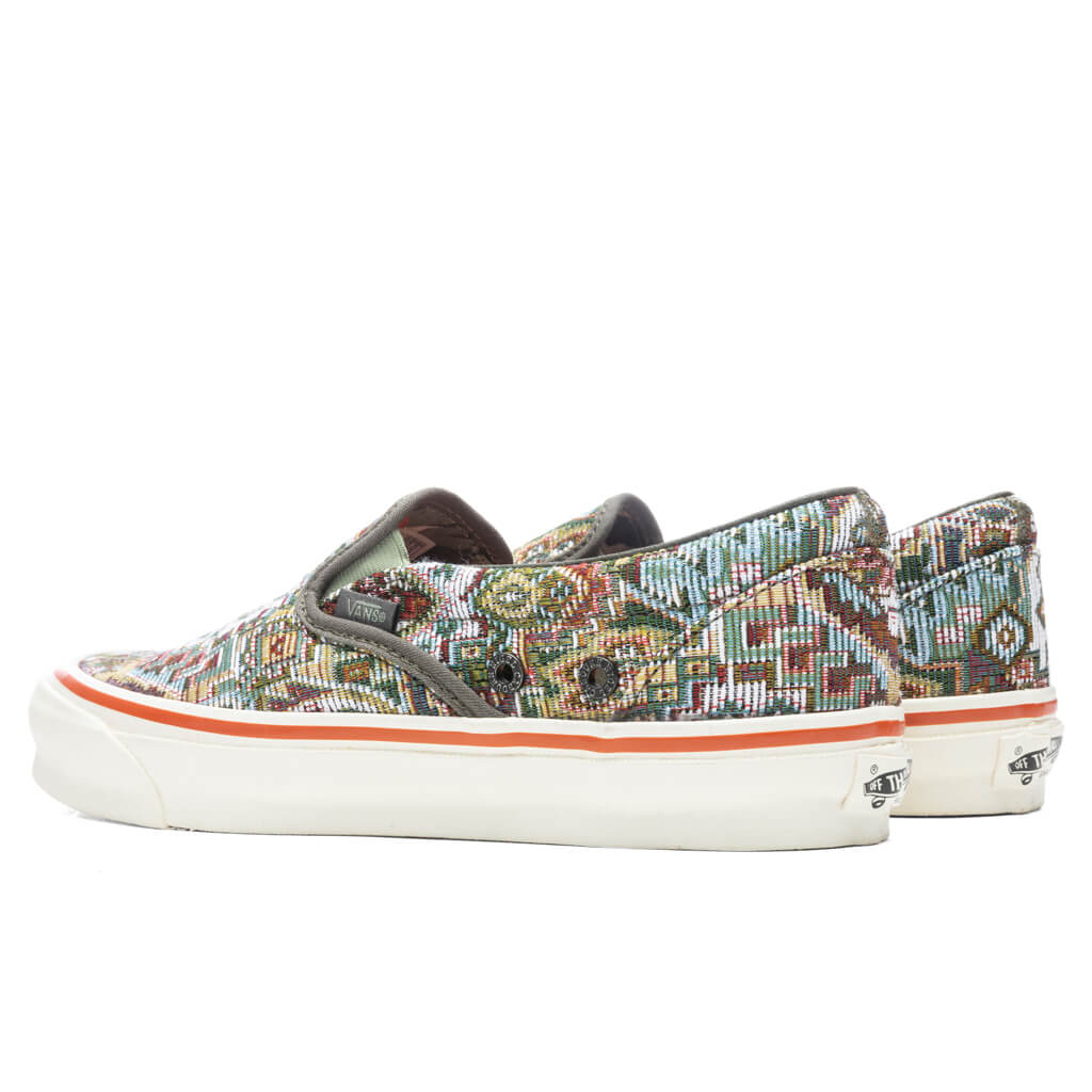 Vans Vault x Nigel Cabourn OG Classic Slip-LX - Carpet Green Mix