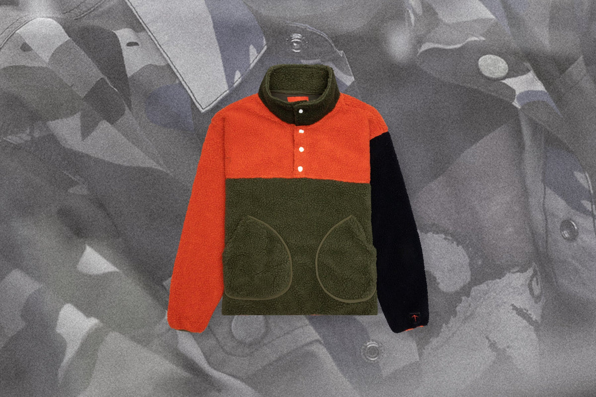 Vans Vault x Nigel Cabourn Sherpa Fleece - Forest Night