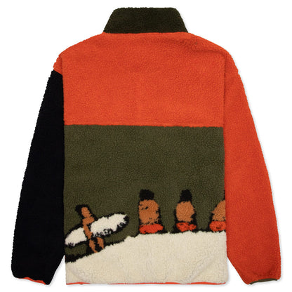 Vans Vault x Nigel Cabourn Sherpa Fleece - Forest Night