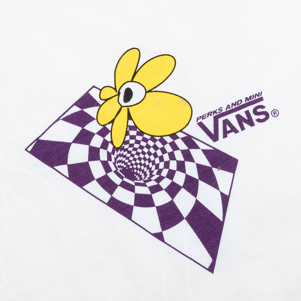 Vans Vault x Perks And Mini Spiral Checkers S/S Tee - White