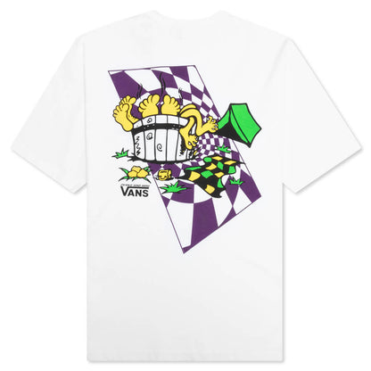 Vans Vault x Perks And Mini Spiral Checkers S/S Tee - White