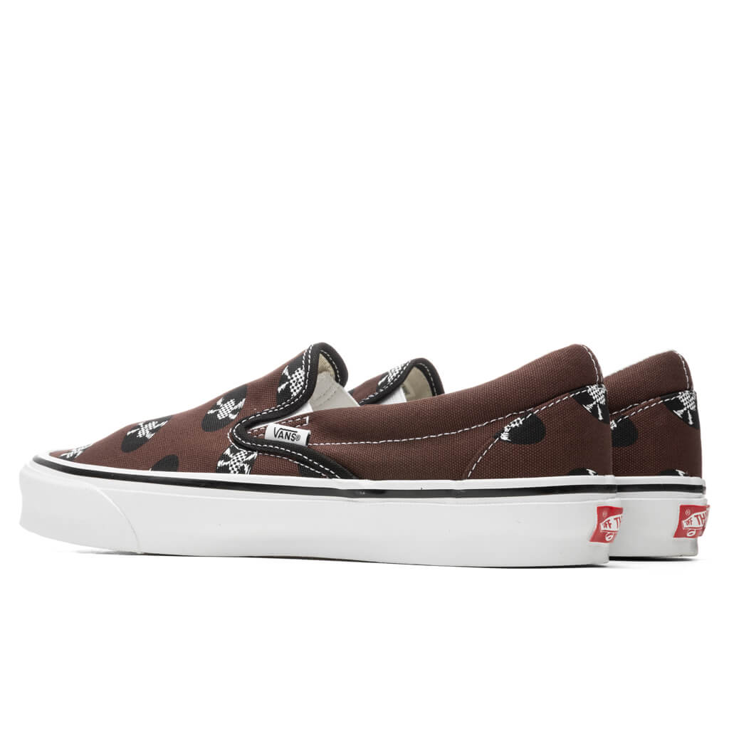 Vans Vault x OG Classic Slip-- Brown/Records