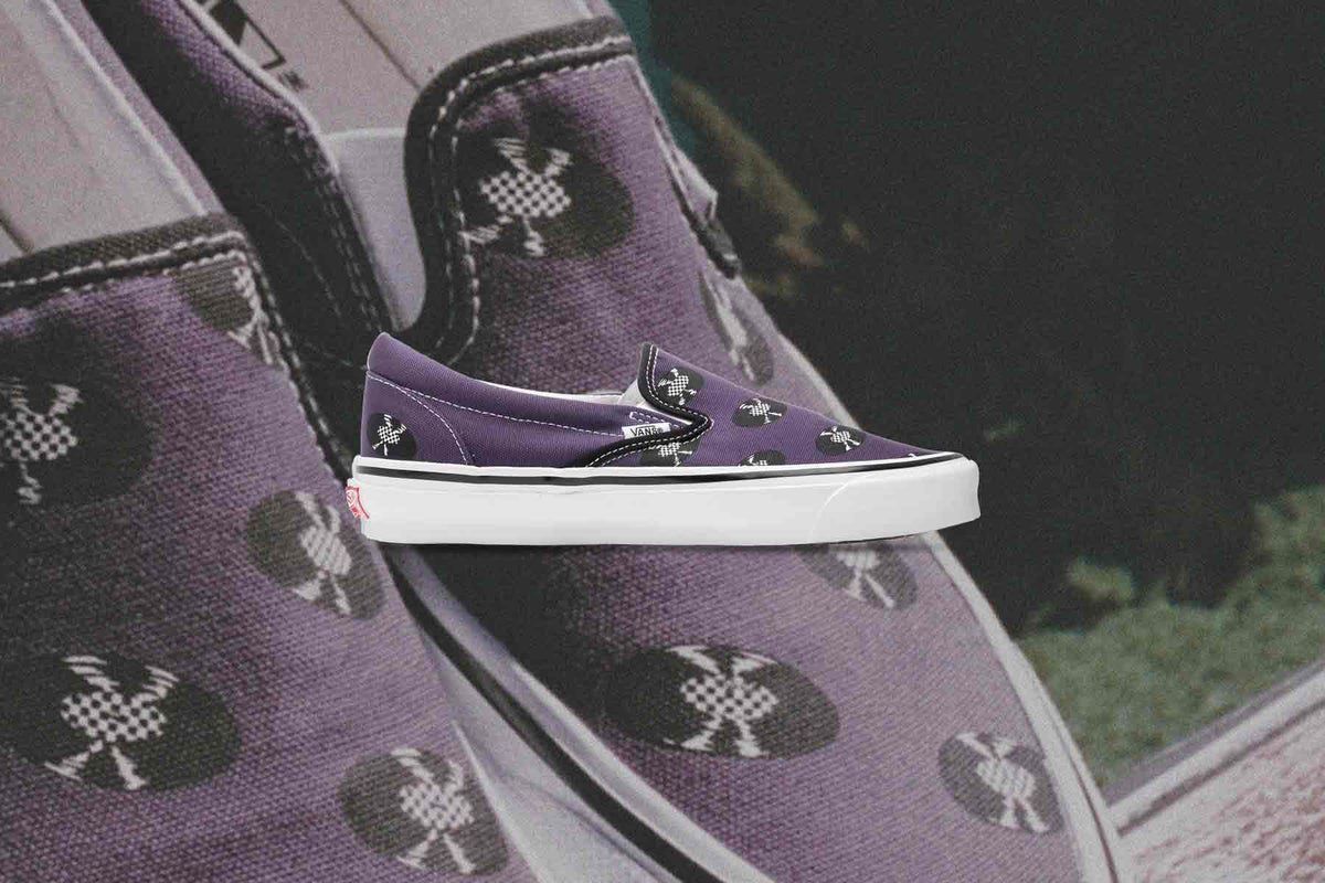 Vans Vault x OG Classic Slip-- Purple/Records
