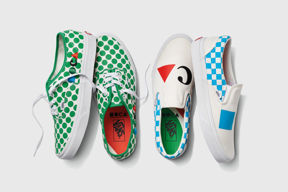 Vans x Moca Classic Slip-On - Logo/Cyan