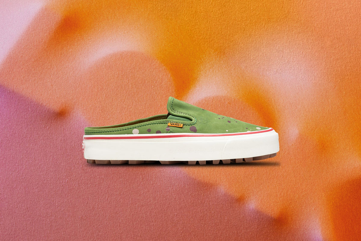 Vans Vault x LQQK OG Mule LX - Splatter Green