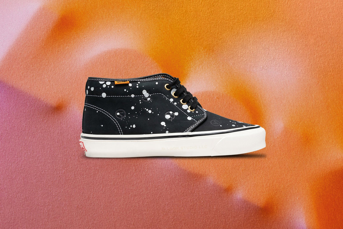 Vans Vault x LQQK OG Chukka Boot LX - Splatter Black