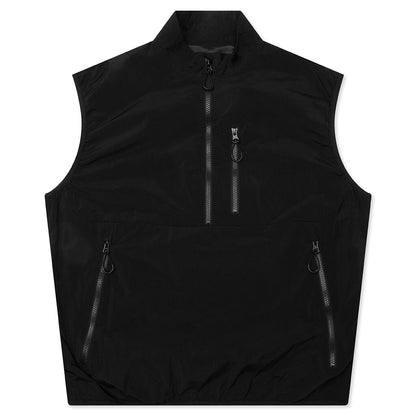 Nylon Typewriter Vest - Black
