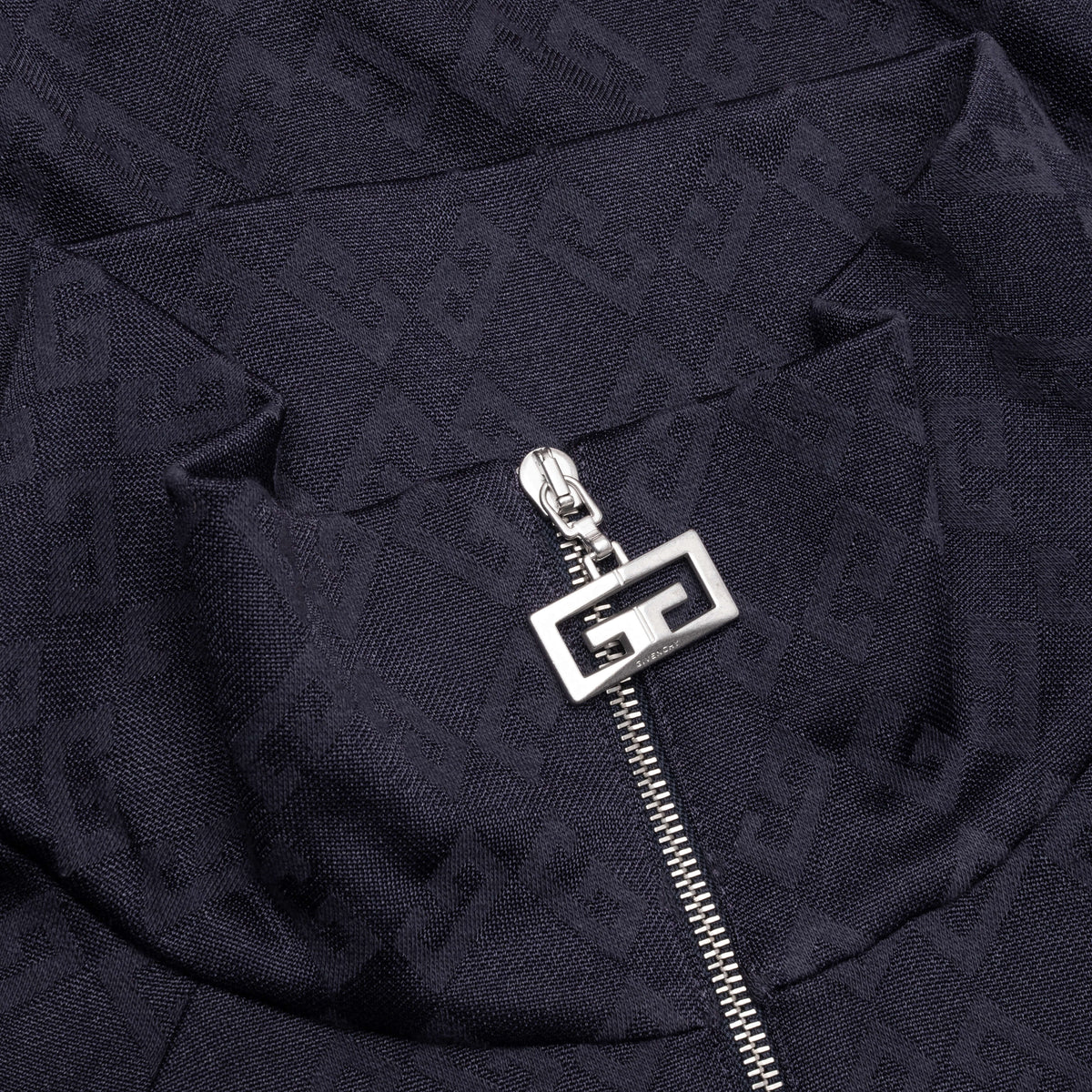 Vintage Full Zipped Tracksuit Sweatshirt - Dark Blue