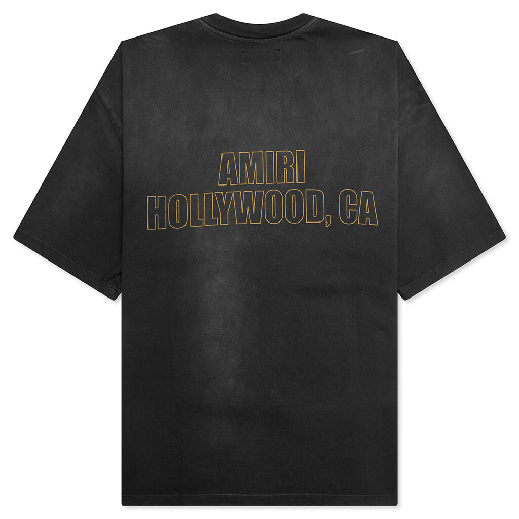 Vintage Ma Eagle Oversized Tee - Black