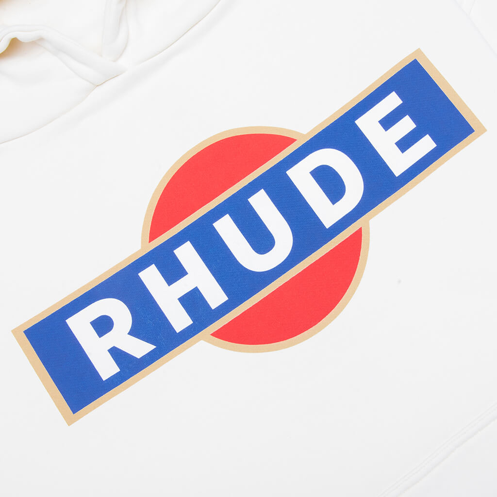 Vintage Racer Hoodie - Vintage White
