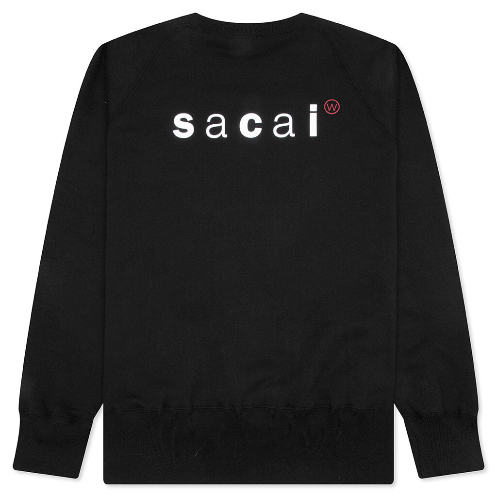 Sacai x WTAPS Print Pullover - Black