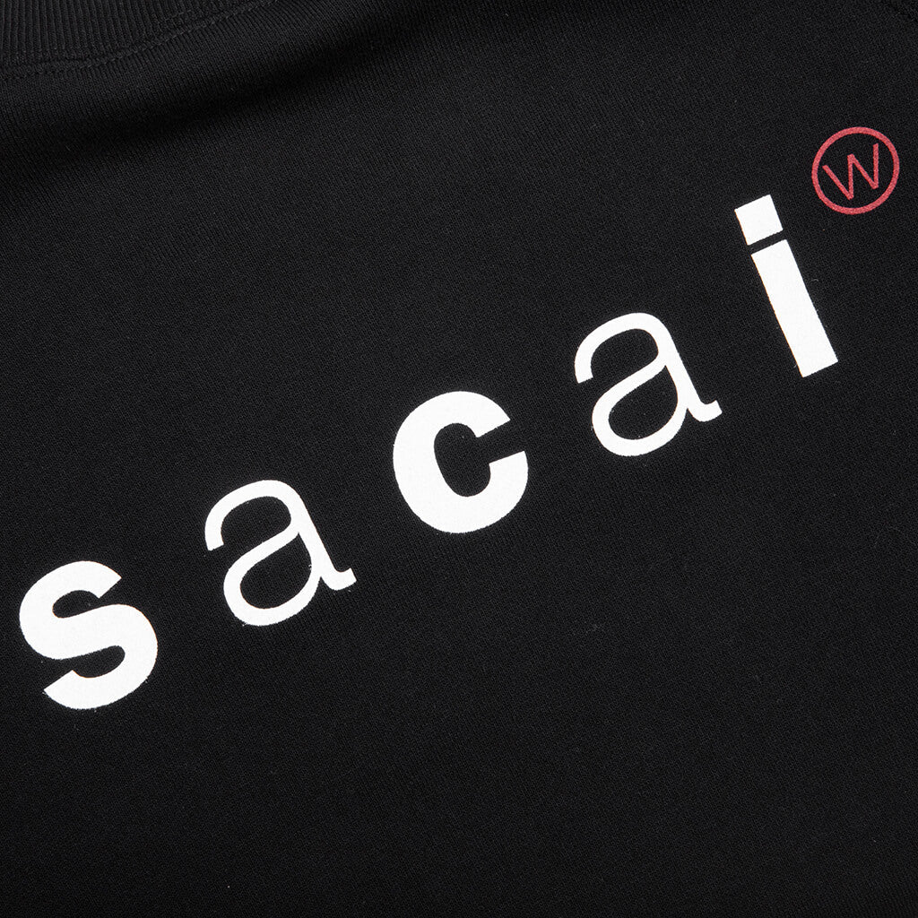 Sacai x WTAPS Print Pullover - Black