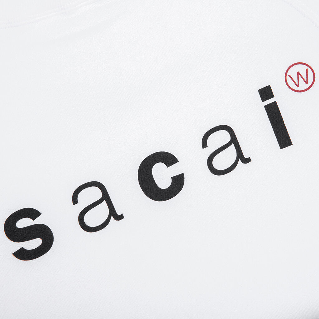 Sacai x WTAPS Print Pullover - White