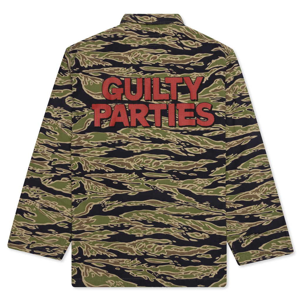 Tiger Camo Army Shirt Type-2 - Olive