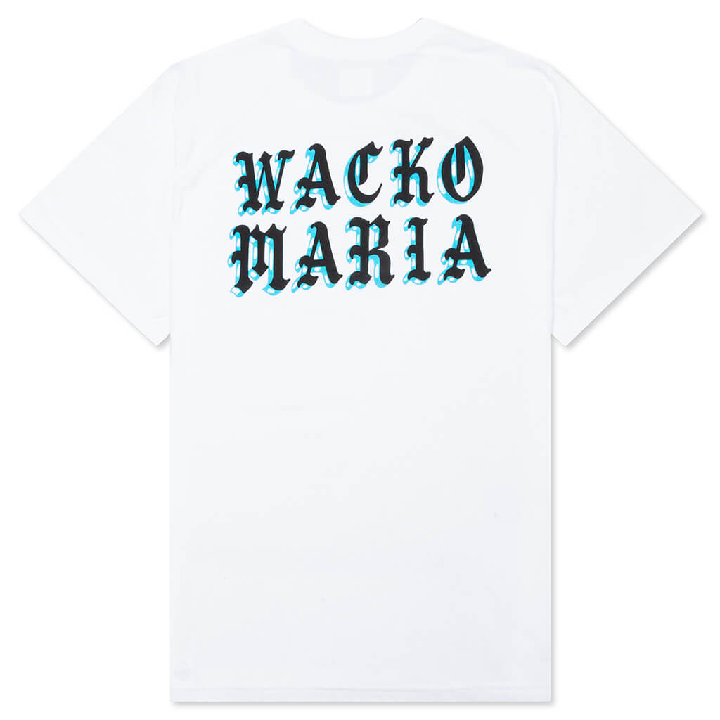 USA Body Crewneck T-Shirt Type-2 - White