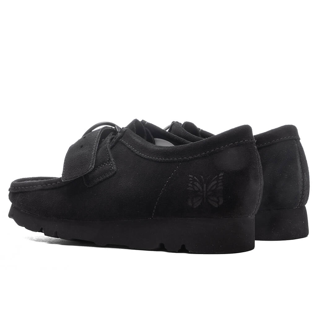 Clarks x Needles Walla Strap Lo Suede - Black
