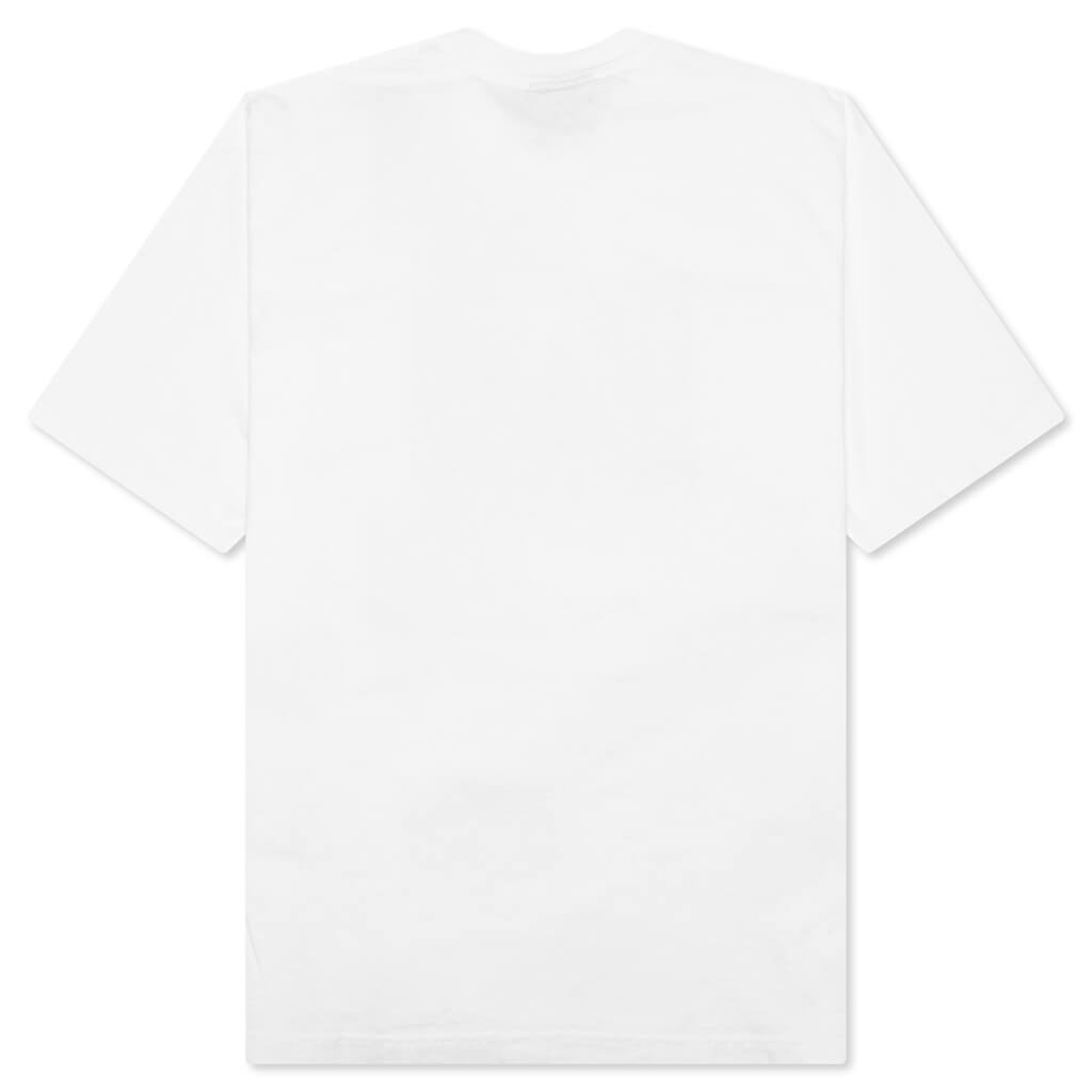 Warning S/S Tee - White