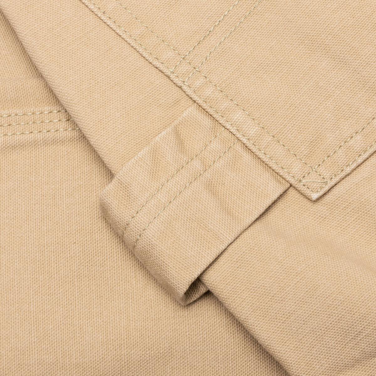 Washed Duck Work Pants - Beige