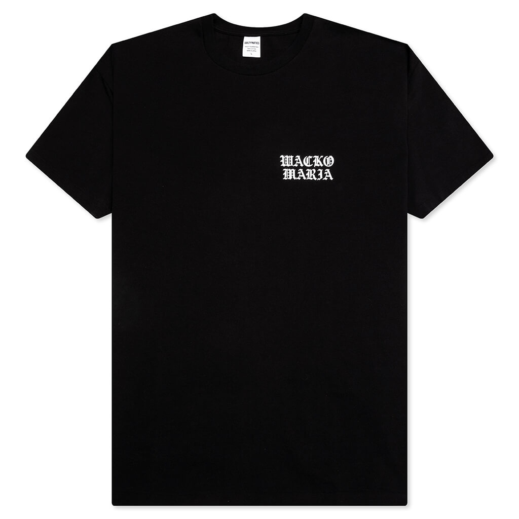 Washed Heavyweight Crewneck T-Shirt Type 2 - Black