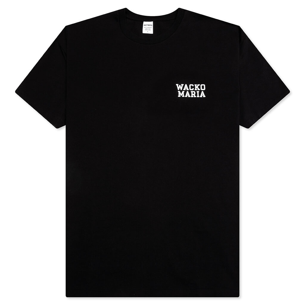 Washed Heavyweight Crewneck T-Shirt Type 5 - Black