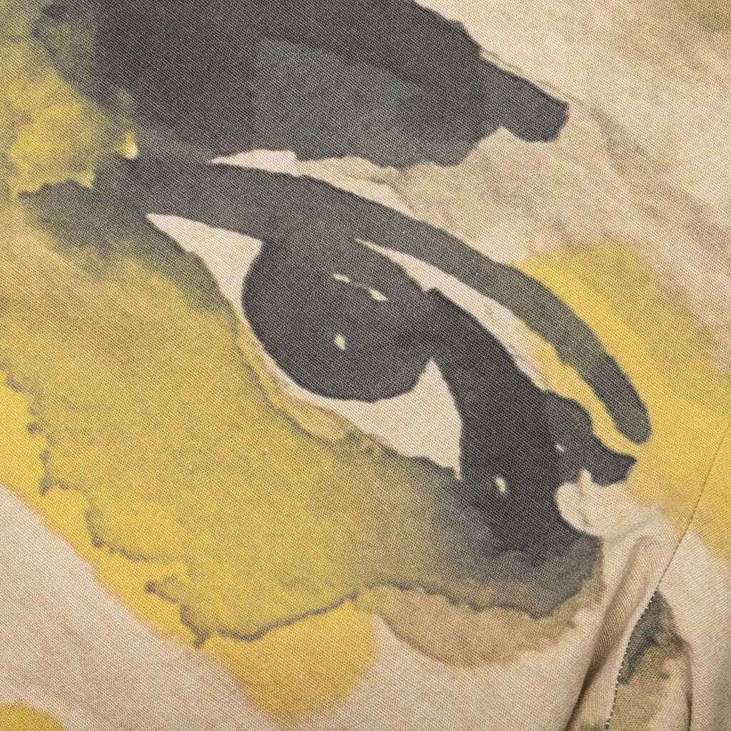 Watercolor Face Camp Shirt - Multi