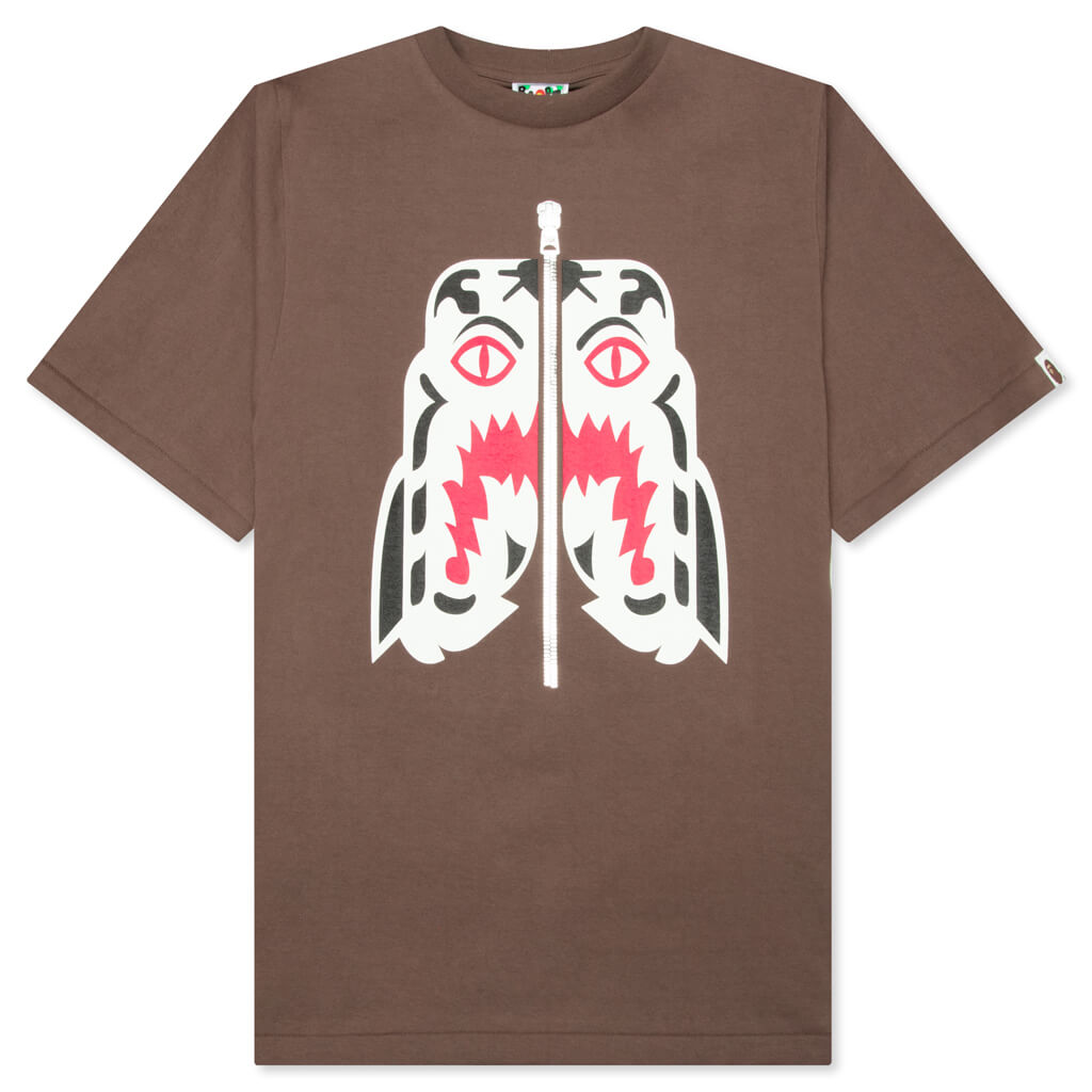 White Tiger Tee - Brown