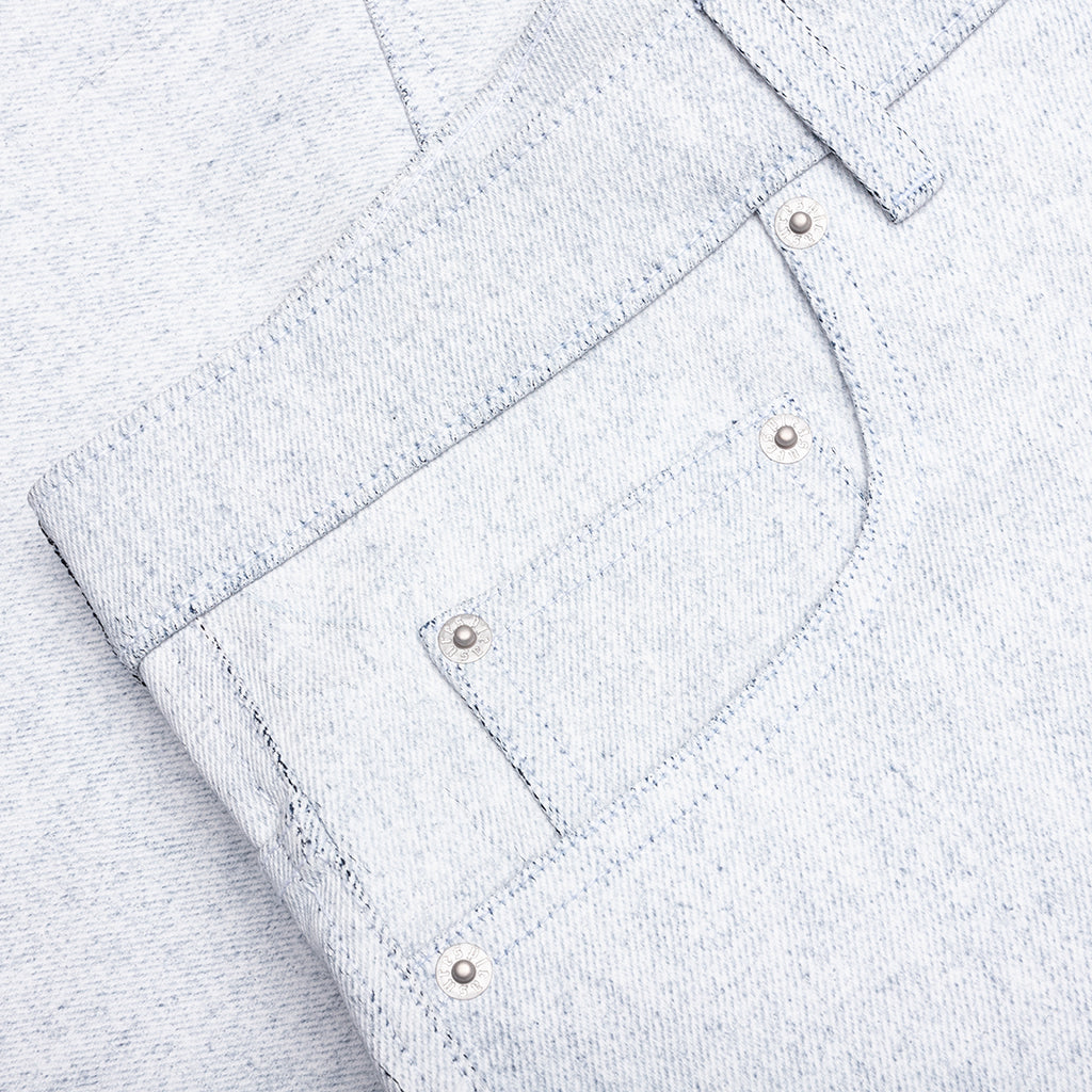 Whiteout Baggy Jorts - Off White