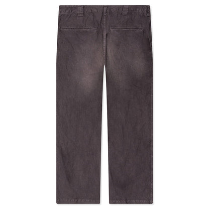 Wide Chino Crash Pants - Black