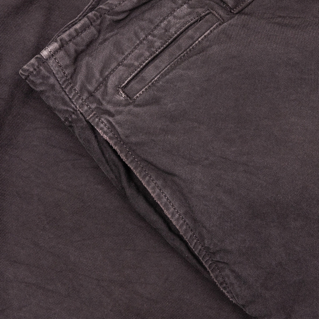 Wide Chino Crash Pants - Black