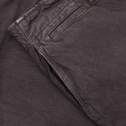 Wide Chino Crash Pants - Black