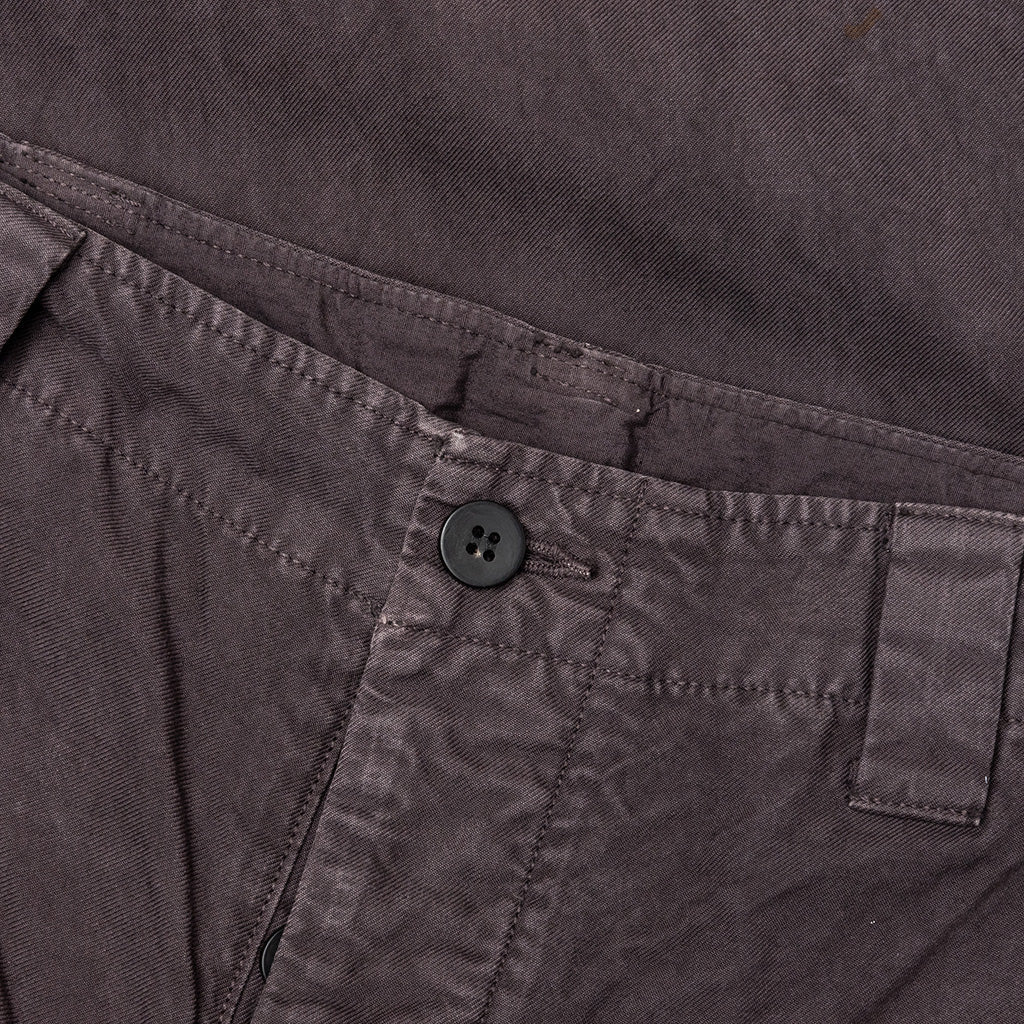 Wide Chino Crash Pants - Black