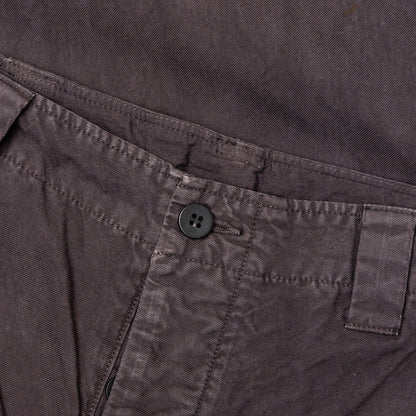 Wide Chino Crash Pants - Black