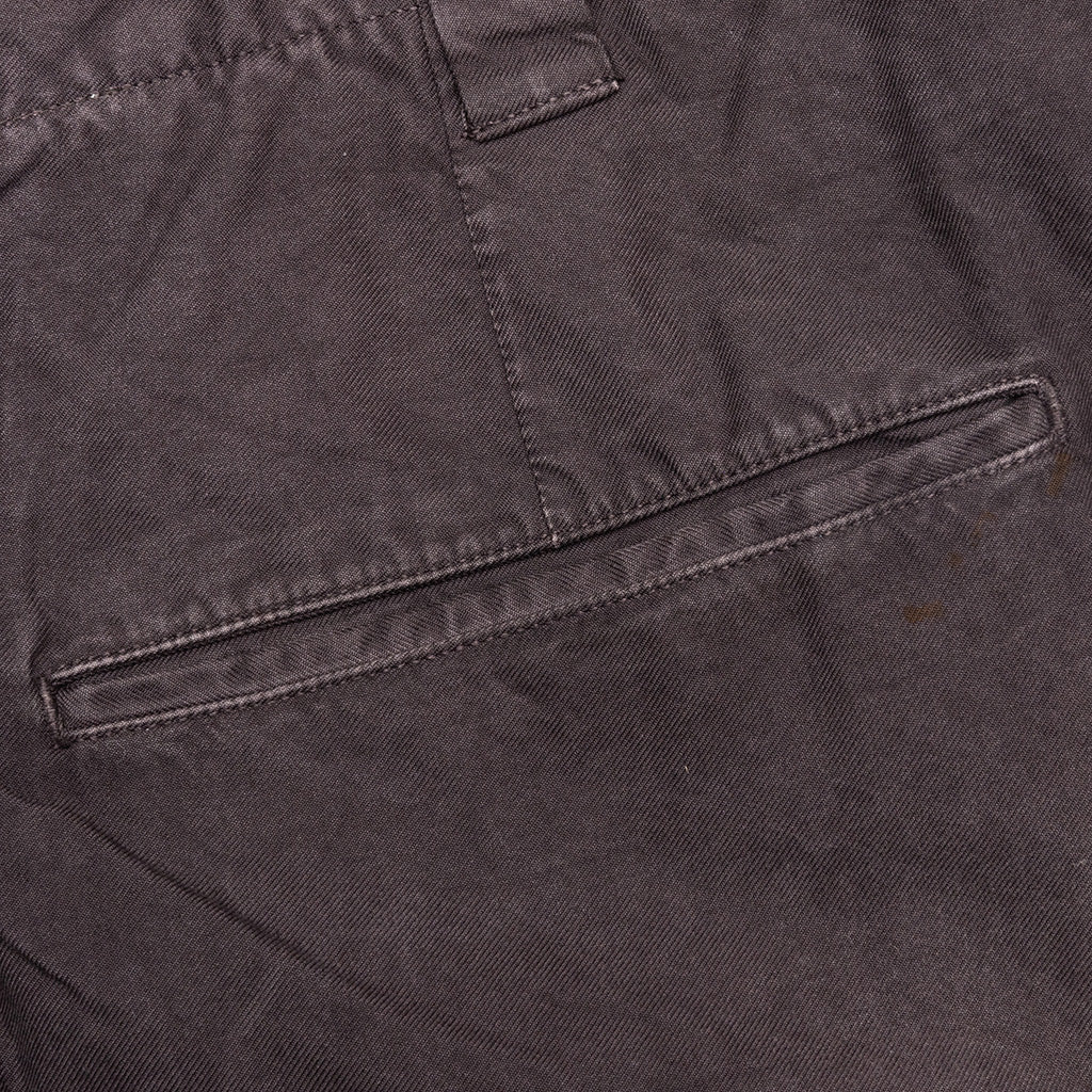 Wide Chino Crash Pants - Black