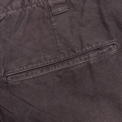 Wide Chino Crash Pants - Black