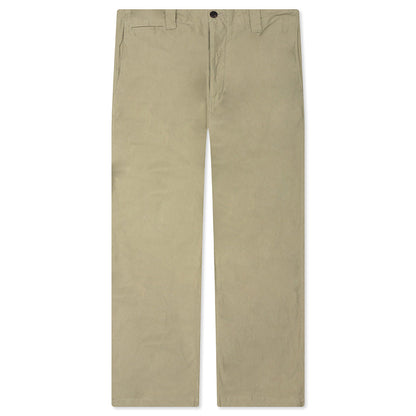 Wide Chino Pants - Light Green