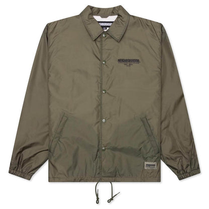Windbreaker Coach Jacket - Olive Drab