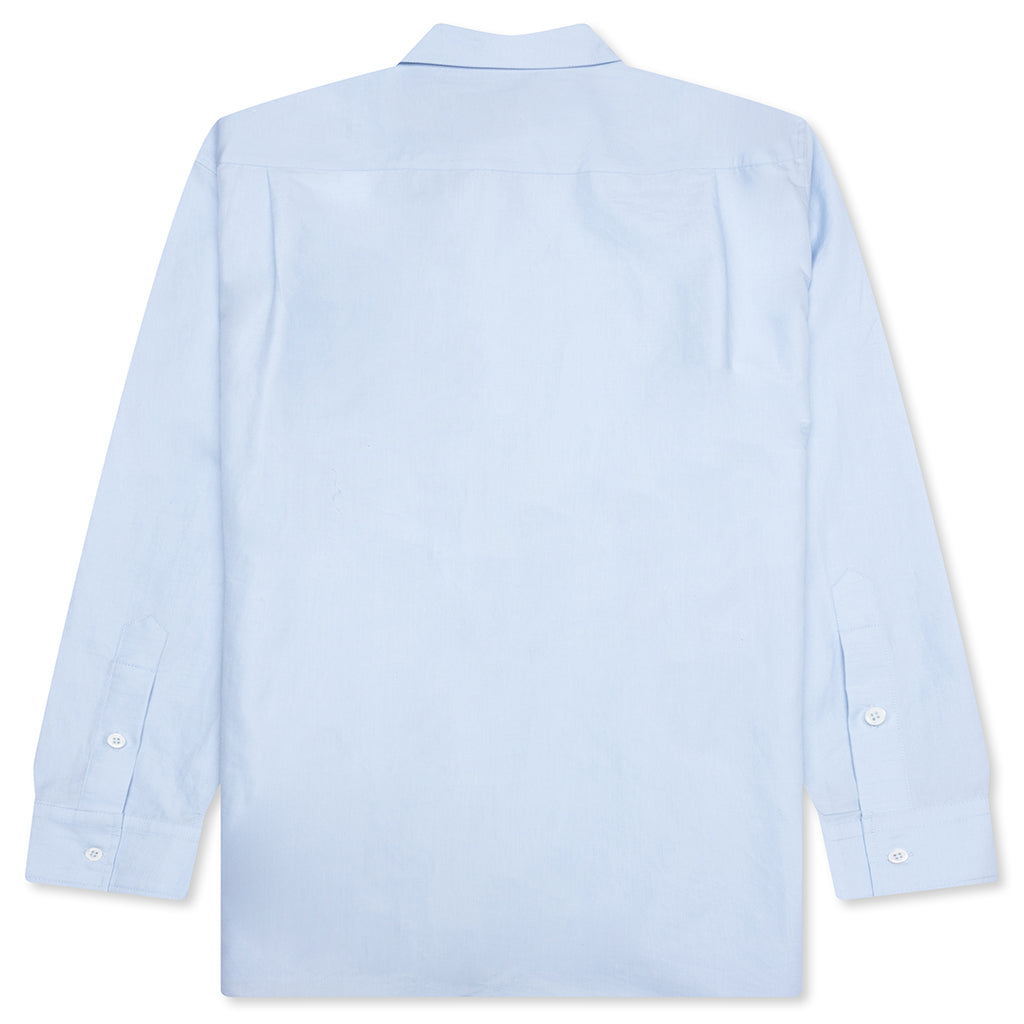 Window Embroidery Shirt - Light Blue