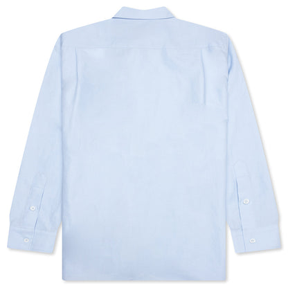 Window Embroidery Shirt - Light Blue