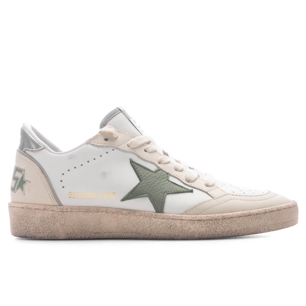 Women's Ball Star - White/Green/Silver